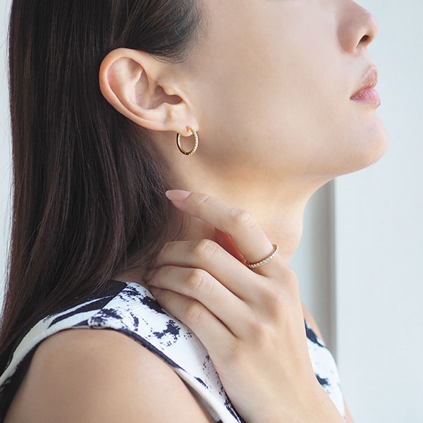 K18YGダイヤモンドピアス | ポンテヴェキオ公式オンラインショップ