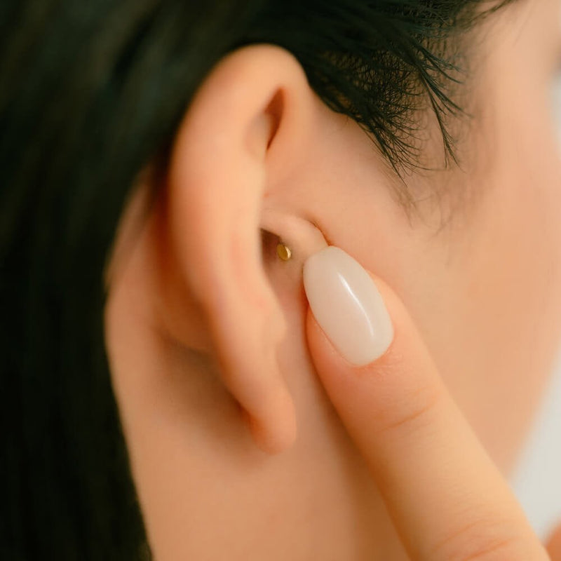 引っかからない・つけっぱなしピアス │K18/Pt ダイヤモンド 失くし