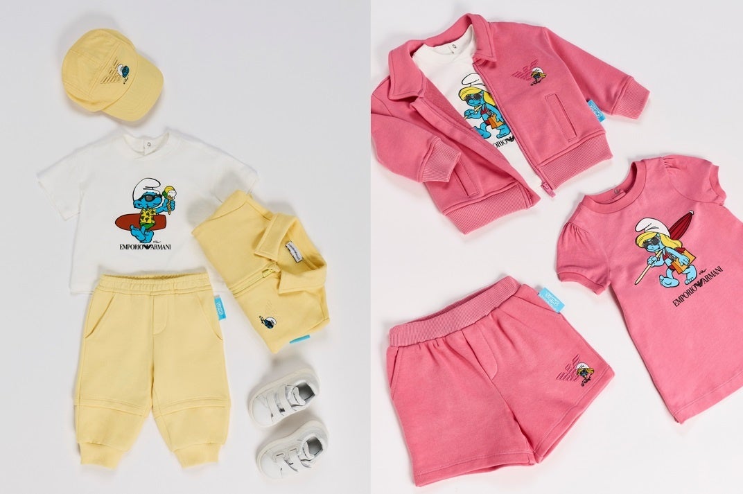 エンポリオ アルマーニ】ジュニアラインから、スマーフとの