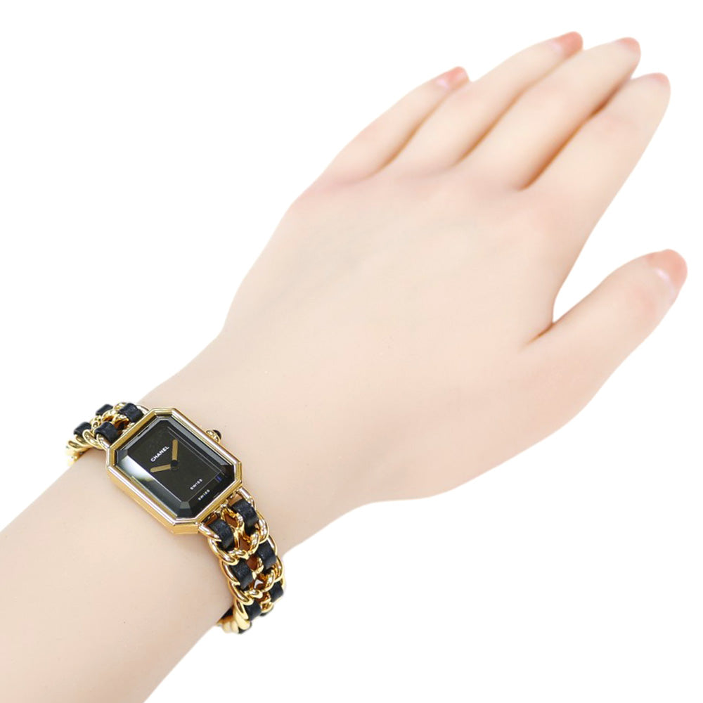 CHANEL シャネル プルミエール M 腕時計 GP H0001 クオーツ レディース