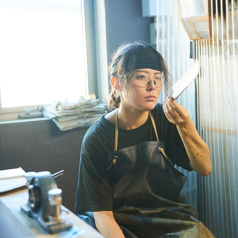 sen 閃】和ペティナイフ 150mm 黒打 | ロカルコストア