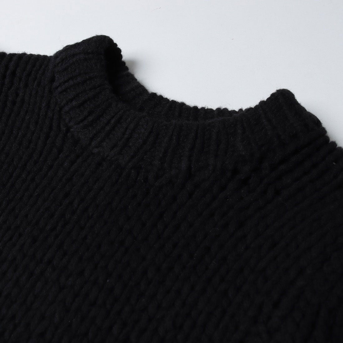 クラネ CLANE PEPLUM HAND KNIT TOPS （GRAY） -ファッション通販