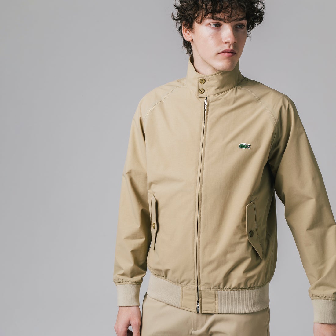 ラコステ LACOSTE 2.5レイヤースイングトップジャケット （ベージュ
