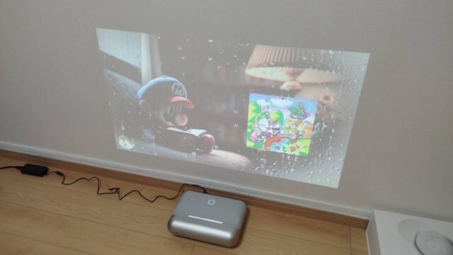 超単焦点小型プロジェクター JMGO O1✨スタイリッシュでインテリアや