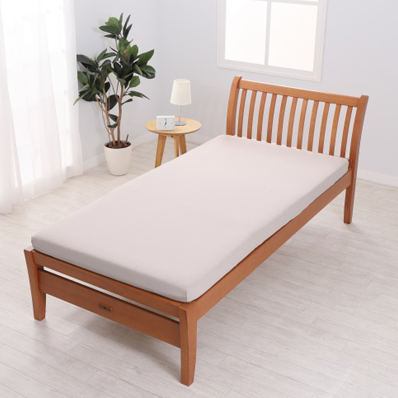 クイックシーツ(（ダブルサイズ～クイーンサイズ） ベージュ): 布団