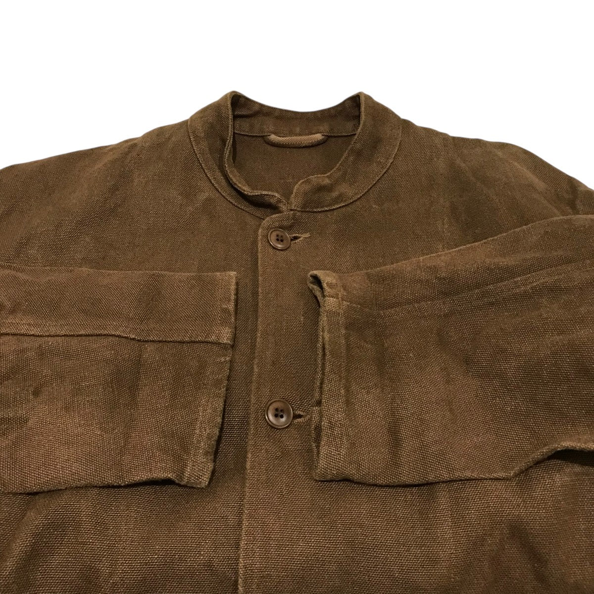 COMOLI(コモリ) ヘンプダック スタンドカラージャケットT01-01011 T01