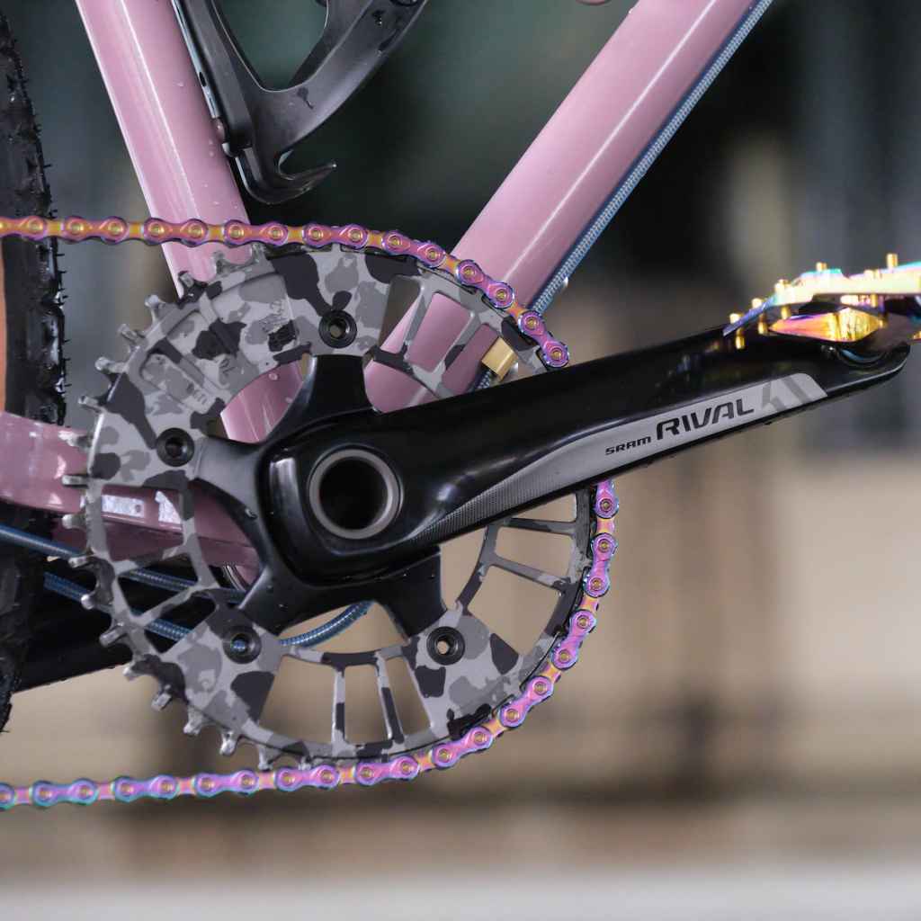AARN* 15-panel track chainring (acid contrast) - BLUE LUG ONLINE STORE