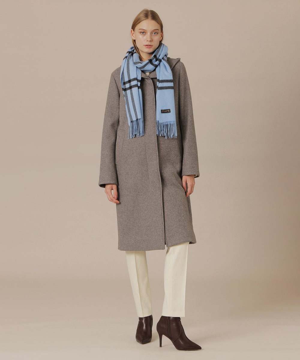 Precious12月号】Wウィンドペンカシミヤストール(マフラー・ストール