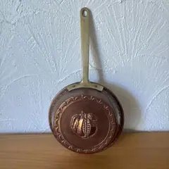 ザクロ 取手付きコッパーモールド 銅製 フランスアンティーク ヴィンテージ