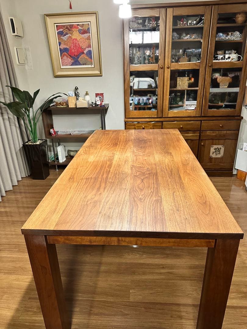 ACTUS ダイニングテーブルREN ウォールナット無垢材 ダイニングテーブル:REN ダイニングテーブル W180cm ※ベンチは売約済み