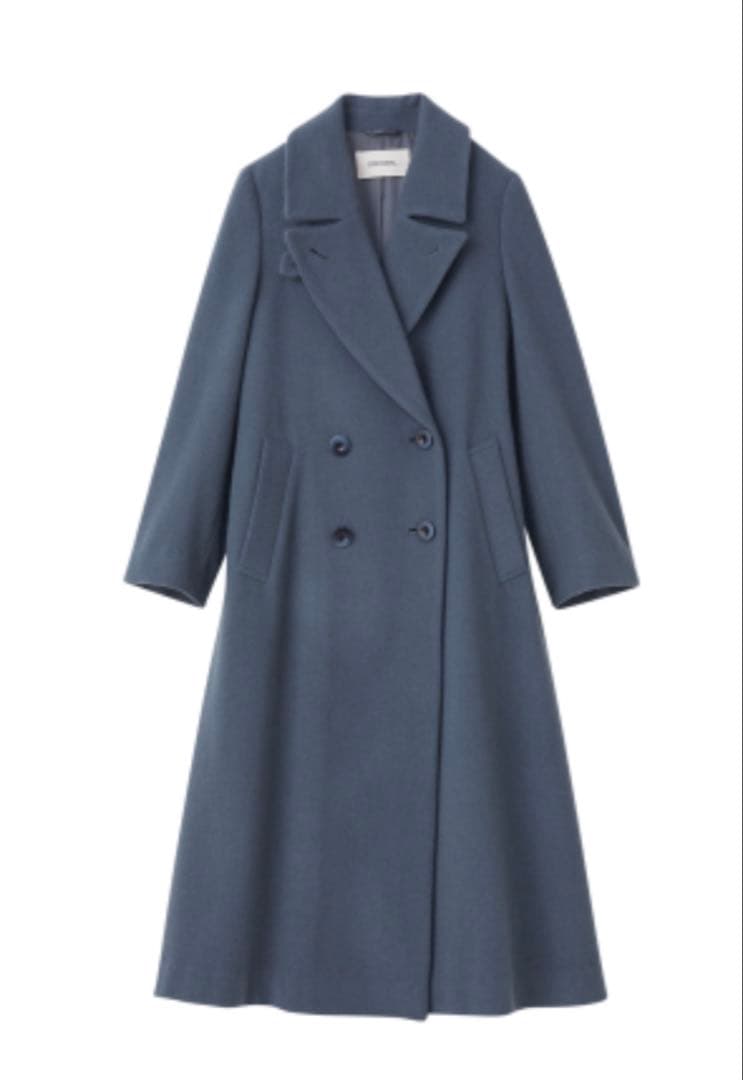 【新品未使用】　COCODEAL バックフレアロングコート COCO DEAL ココディール】バックフレアロングコート ベージュ 1サイズ