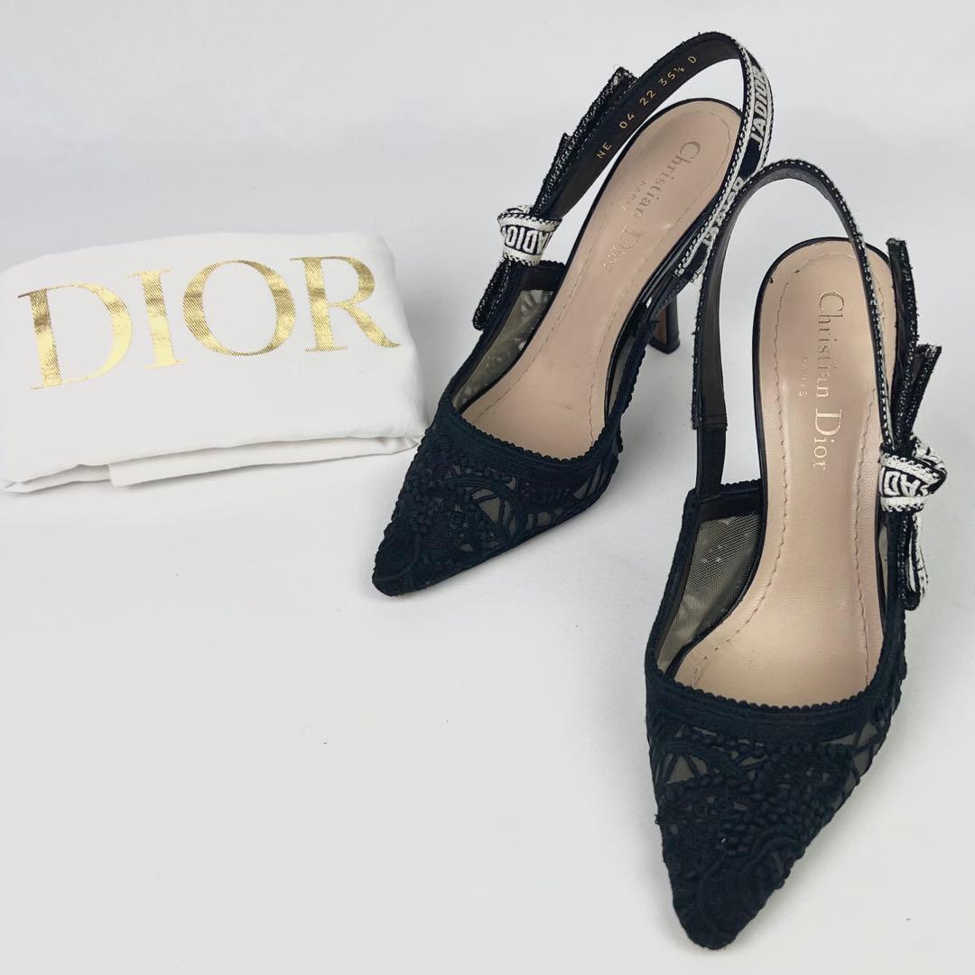 DIOR J'ADIOR スリングバックパンプス ハイヒール ポインテッドトゥ DIOR | J'Adior スリングバックパンプス カーフスキン