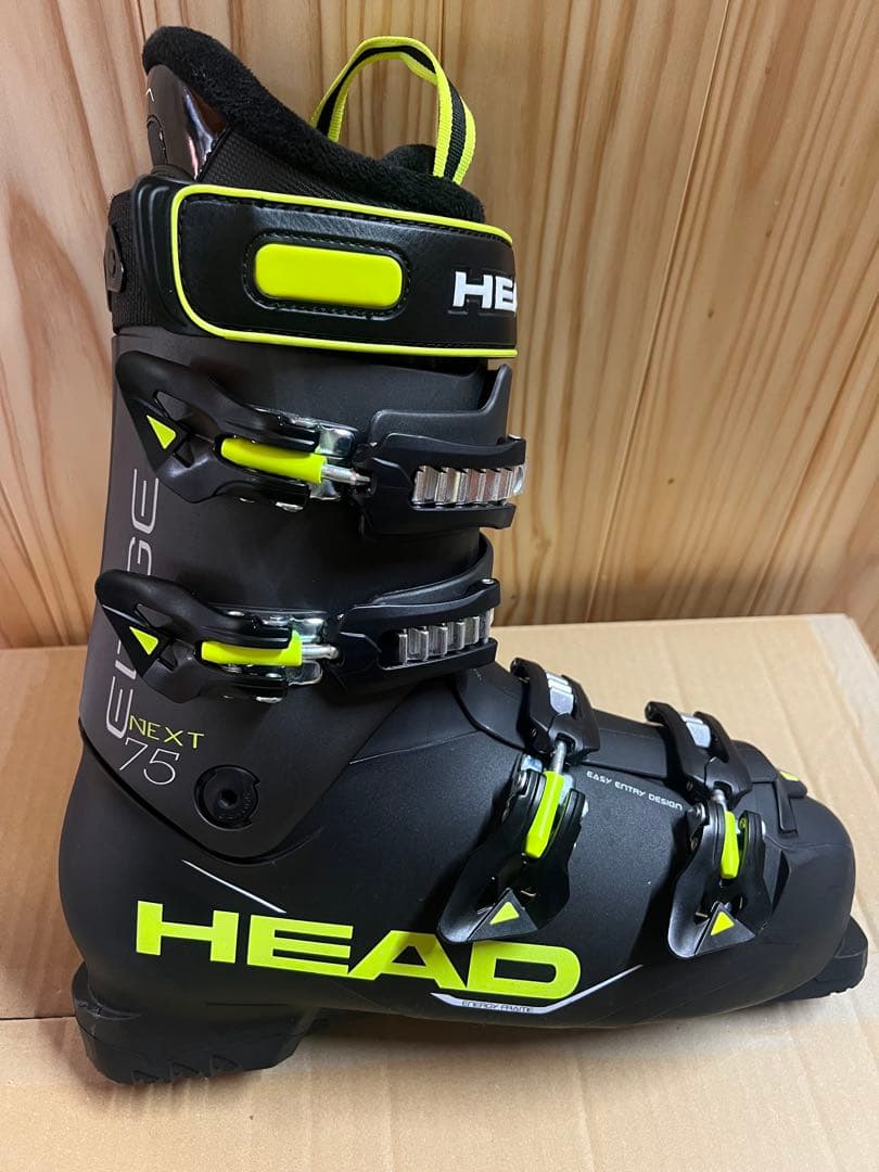 スキーブーツ　29cm 337mm　HEAD 新品 edge next 75 HEAD (ヘッド) EDGE NEXT 75 スキーブーツ メンズ 27-27.5cm ブラック