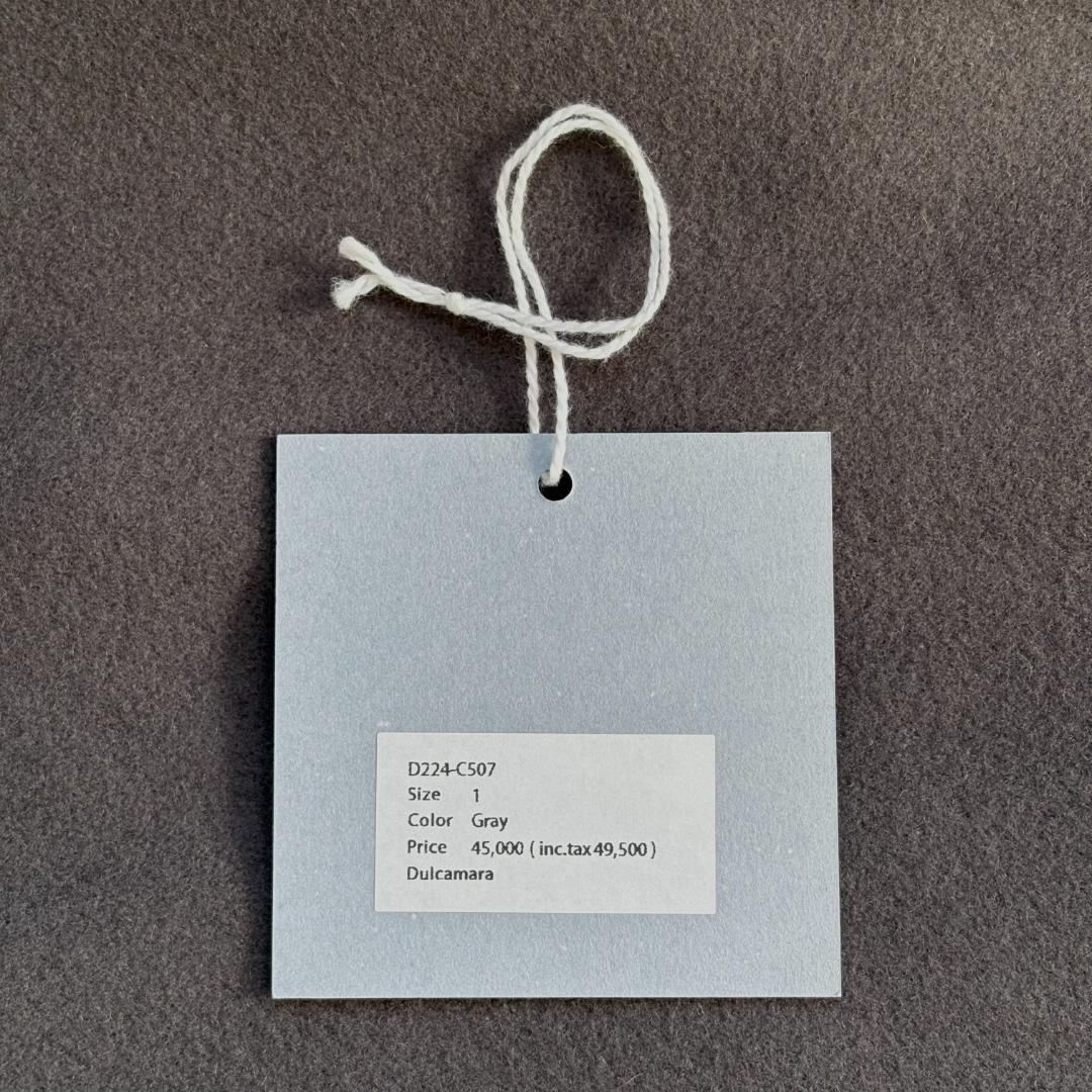 冬向けメルトン素材】 ドゥルカマラ ステンカラー オーバーサイズコート 1