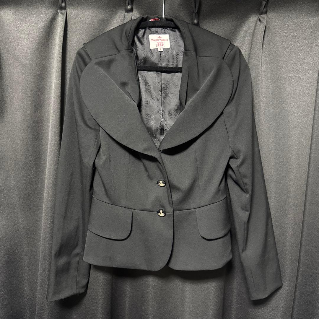 vivienne westwood ラブ襟ジャケット サイズ3 Vivienne Westwood ウールギャバ ラブジャケット 3 L - メルカリ