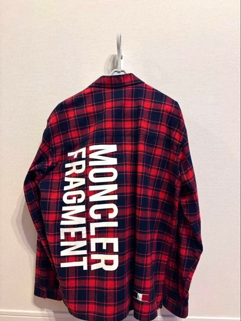 MONCLER モンクレール チェック柄長袖シャツ（XL） 中古・古着通販】MONCLER (モンクレール) CAMICIA チェック 長袖シャツ