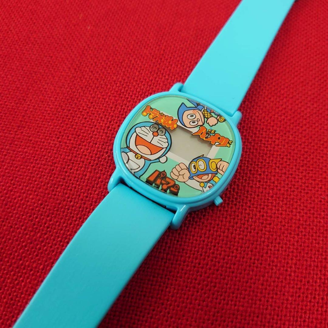 ドラえもん 腕時計 魔界大冒険 公開記念 希少 藤子不二雄 ドラハッパー ドラえもんやパーマンなど全9キャラクター【藤子・F・不二雄 生誕90