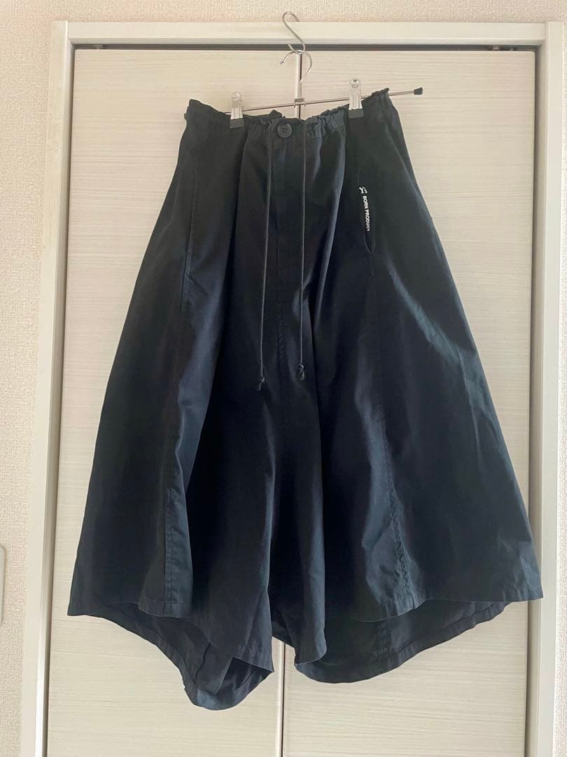 Y's ワイズ ハカマ ガウチョ パンツ 黒　Y’s-BORN PRODUCT Y's BANG ON! 21-22AW プリーツハカマパンツ | HUES 福岡セレクトショップ
