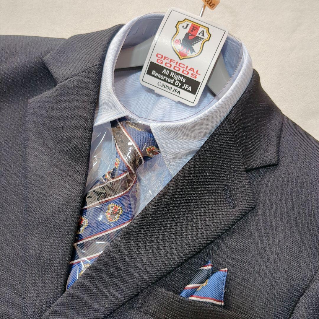 新品タグ付☆ショパン スーツ5点セット 卒服 160 ブラック×グレー