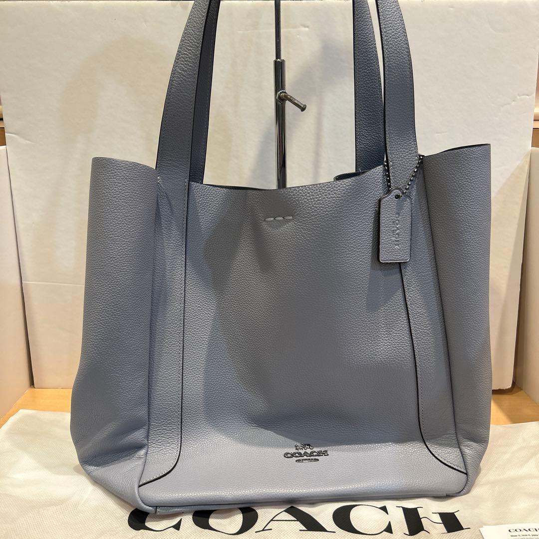 【未使用】COACH トートバッグ　グレー系 COACH（コーチ） トートバッグ シグネチャー トートバッグ キャンバス