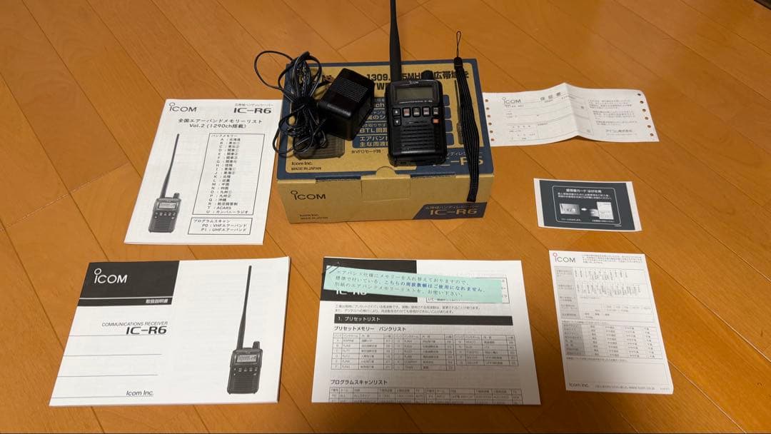 【美品・付属品完備】 Icom IC-R6 広帯域ハンディレシーバー 楽天市場】IC-R6 広帯域受信機 アイコム ハンディレシーバー (ICR6