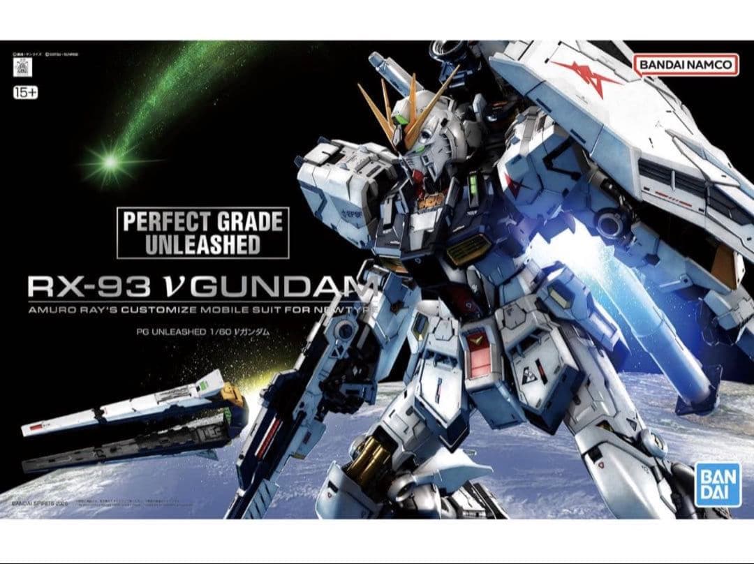 新品未開封 PG UNLEASHED 1/60 νガンダム PG UNLEASHED 1/60 νガンダム - バンダイプラモデルWEB取説 | バンダイ