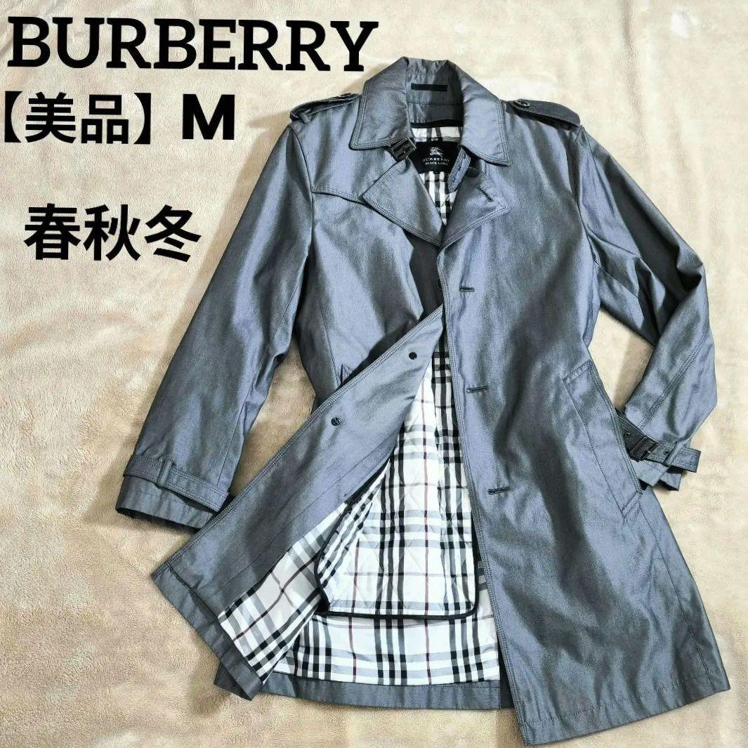 BURBERRY トレンチコート ノバチェック　グレー　ライナー付 BURBERRY LONDON ノバチェック トレンチコート ライナー L 灰 - メルカリ