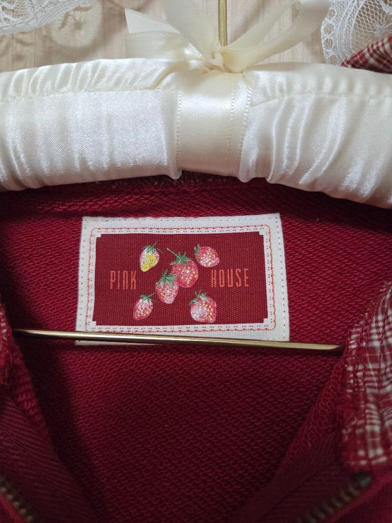 PPINKHOUSE リボン刺繍バックプリントパーカー 新品未使用・即購入