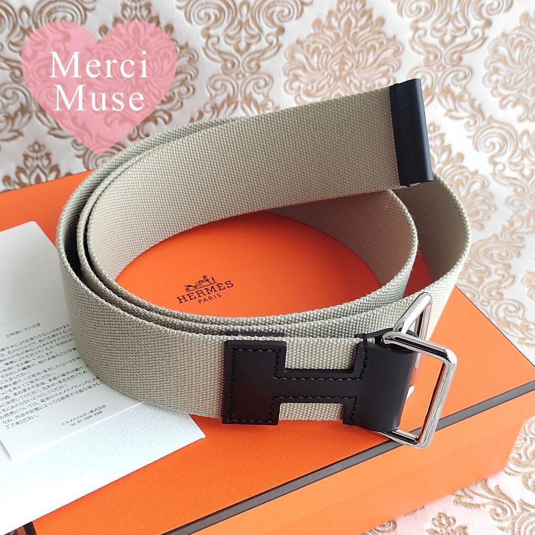 ❤お得なお品❤ノマド 40 ベルト「M」ノワールｘベージュ エルメス B刻印 ❤お得なお品❤ノマド 40 ベルト「M」ノワールxベージュ エルメス B刻印