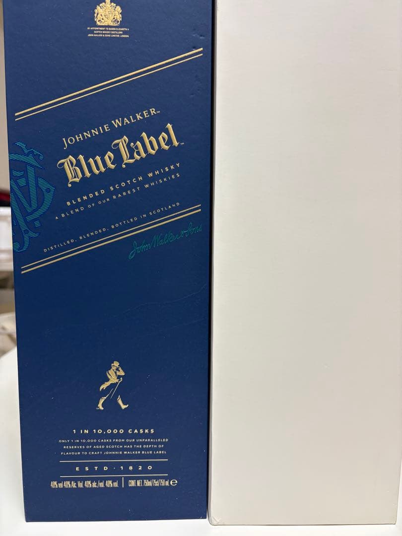 う*た様 Johnnie Walker Blue Label 750ml 40% Johnnie Walker Blue Label Blended Scotch Whisky 750ml – Mission Liquor