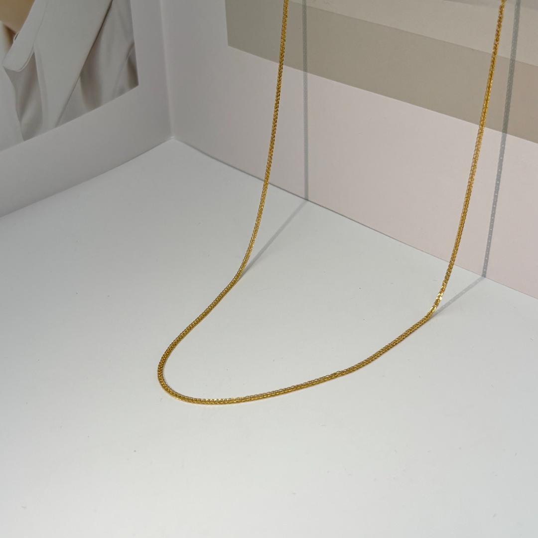 ⭐ 極美品✨K18金ロープチェーンネックレス 1.9g