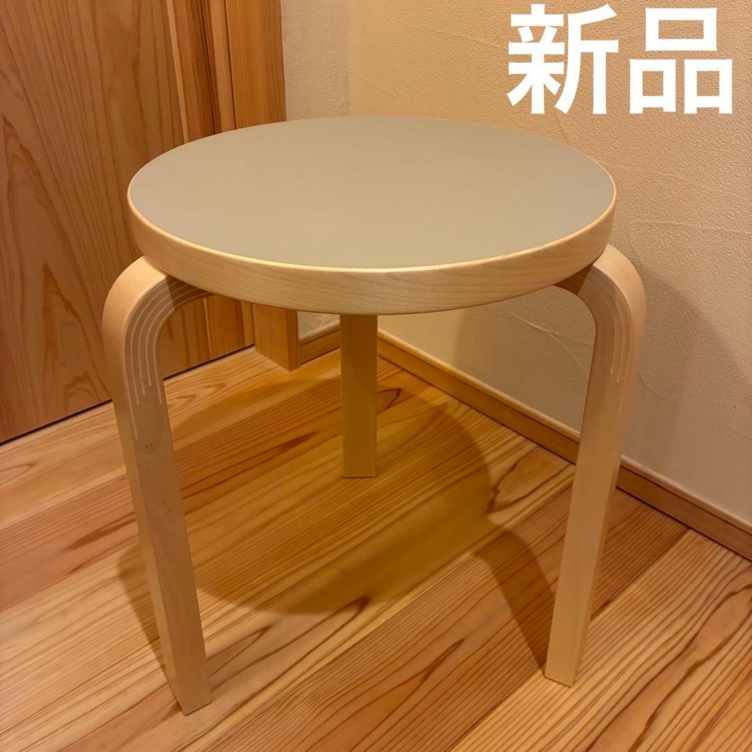 【新品】artek stool60 scope別注リノリウム　ペブル　3本脚 2013年から別注を続ける18色展開｜Artek / Stool 60 スコープ別注