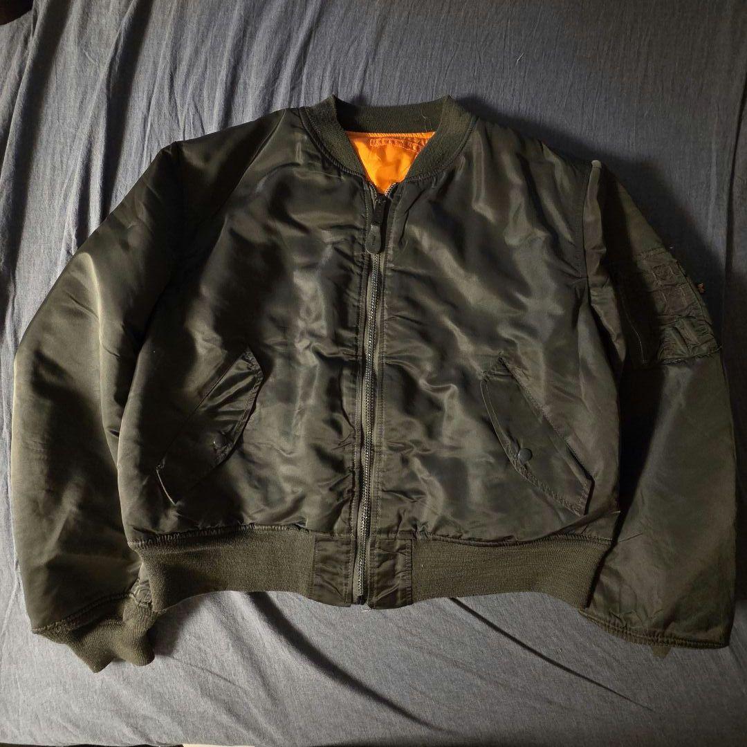 90s USA製 ALPHA INDUSTRIES MA-1 XL 漢の フライトジャケット 80s 90s XL X-LARGE メンズ ALPHA INDUSTRIES