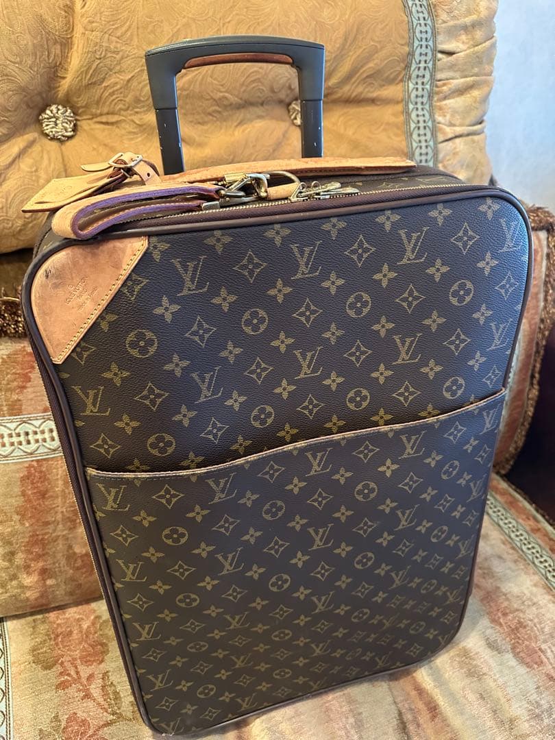お*m様 【美品】ルイヴィトン モノグラム ペガス55 キャリーケース LOUIS VUITTON☆ペガス 55 NM 34L スーツケース☆国内発送！ (Louis