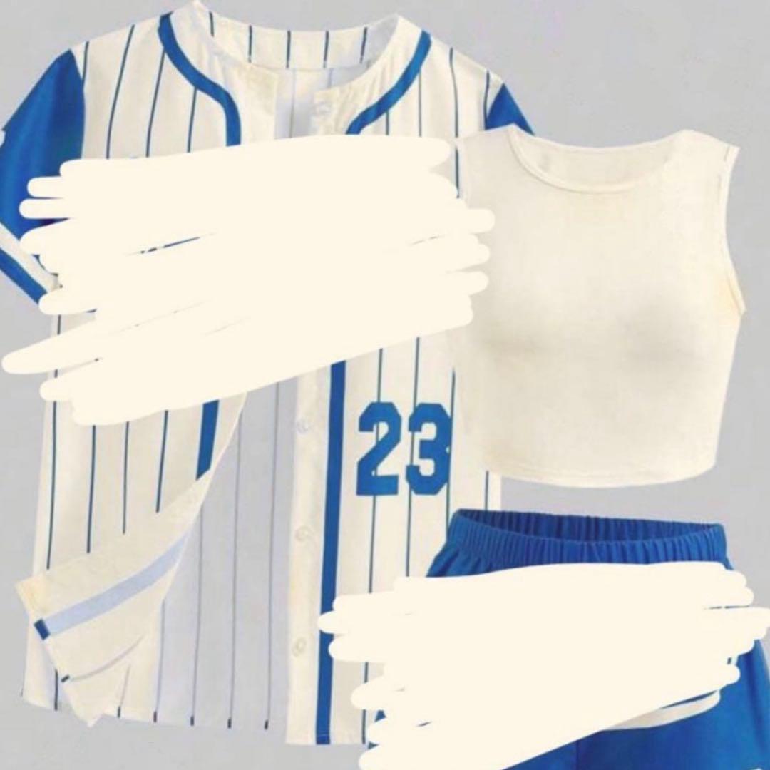 チアリーディングウェアセット (青・白・赤) 楽天市場】チアリーディングダンス衣装/女子/男子/子供/チアダンス服