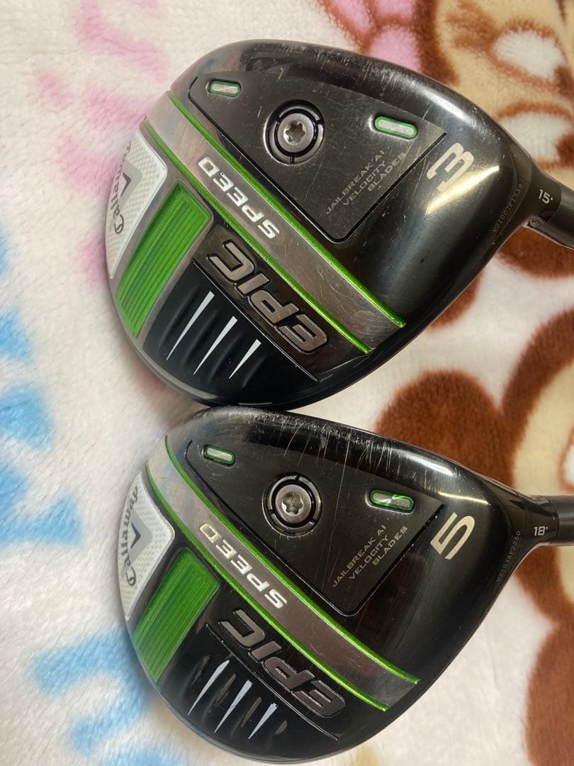 EPIC SPEED フェアウェイウッド 3W、5wフレックス R Callaway（キャロウェイ） EPIC SPEED 3W フェアウェイウッド FW