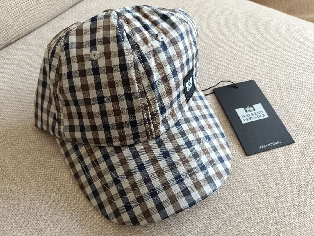 帽子 Weekend Offender Clay Baseball Cap Clay Baseball Cap Mid House Check – Weekend Offender