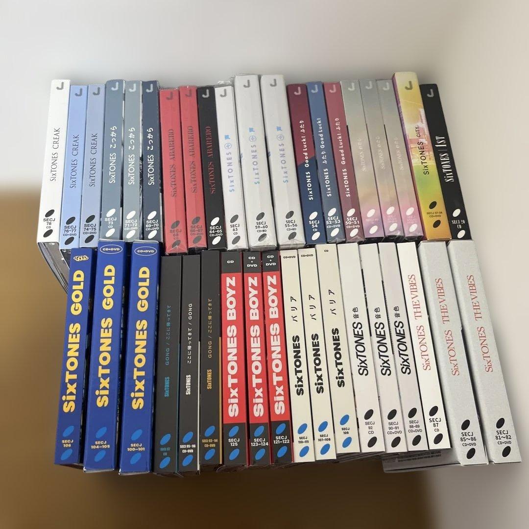 SixTONES CDシングル　アルバム　まとめ売り　38枚 SixTONES シングル アルバム CD DVD まとめ売り - メルカリ