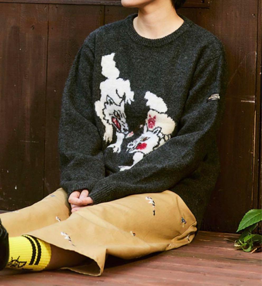 もののけ姫ニットセーターGBL山犬Lサイズ