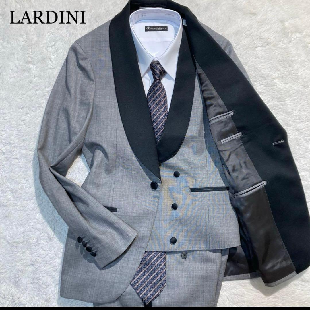ラルディーニ スリーピース タキシード グレー サイドライン 42 SALE｜LARDINI ラルディーニ / easy wear 高機能ストレッチウール 2B
