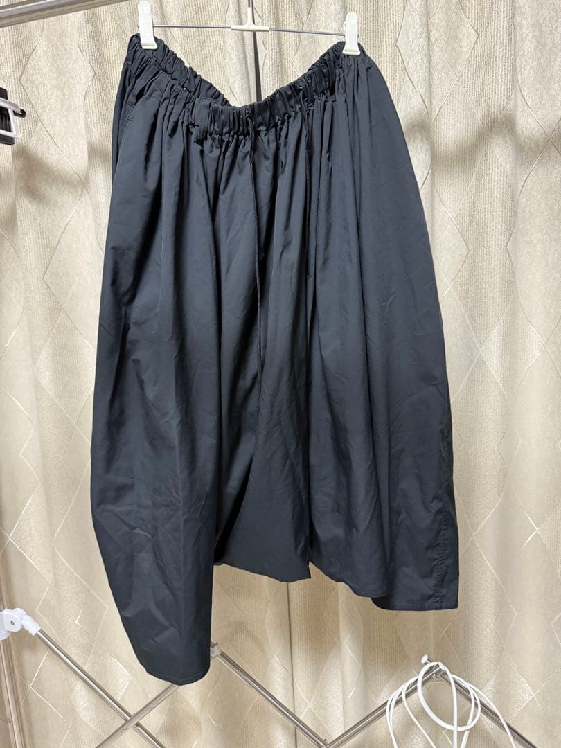 ganryu　ブラックネイビー　サルエルパンツ　ワイドパンツ FUMITO GANRYU フミトガンリュウ 5ポケット イージー ワイドデニム