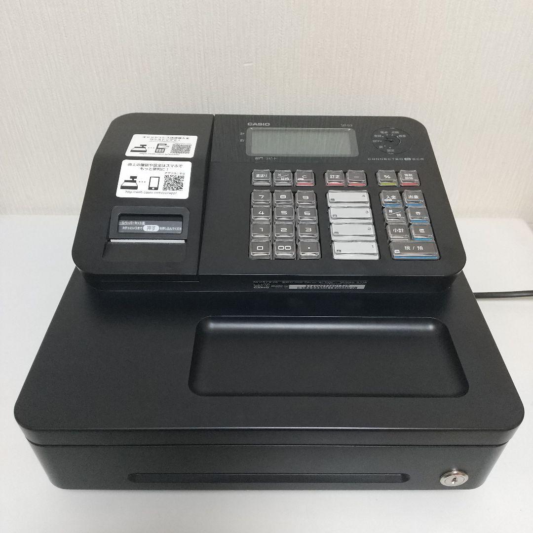CASIO レジスターSR-G3-EX-BK 業務用インボイス対応 Amazon | CASIO 電子レジスター 4部門 1シート Bluetooth対応 SR-G3-BK