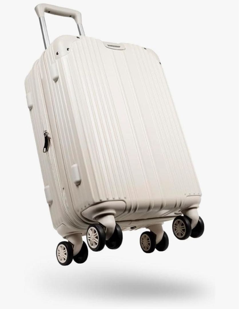 EXCITECH Biz ストッパー付きMサイズ 68L アイボリー　値下げ中 Amazon | [EXCITECH Biz] 【現役客室乗務員監修】スーツケース