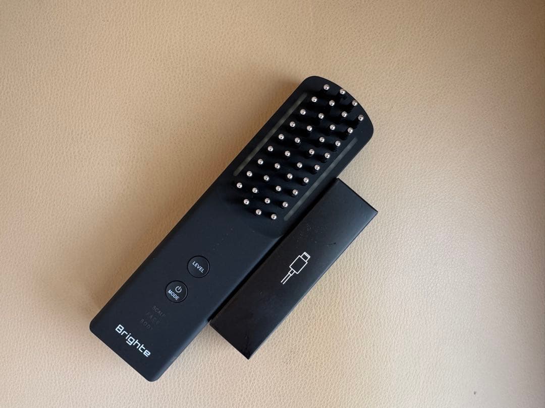 電気バリブラシ　Brighte Brighte ELEKI BRUSH Scalp Facial Beauty Device Electric Brush Lift