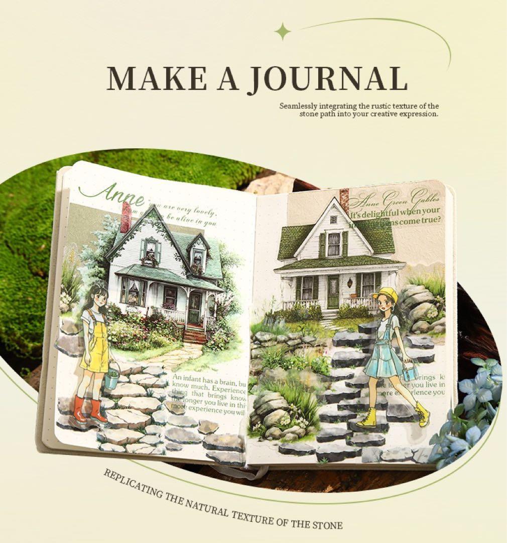 5u- 4／コラージュ素材 マスキングテープ 海外マステ まとめ売り