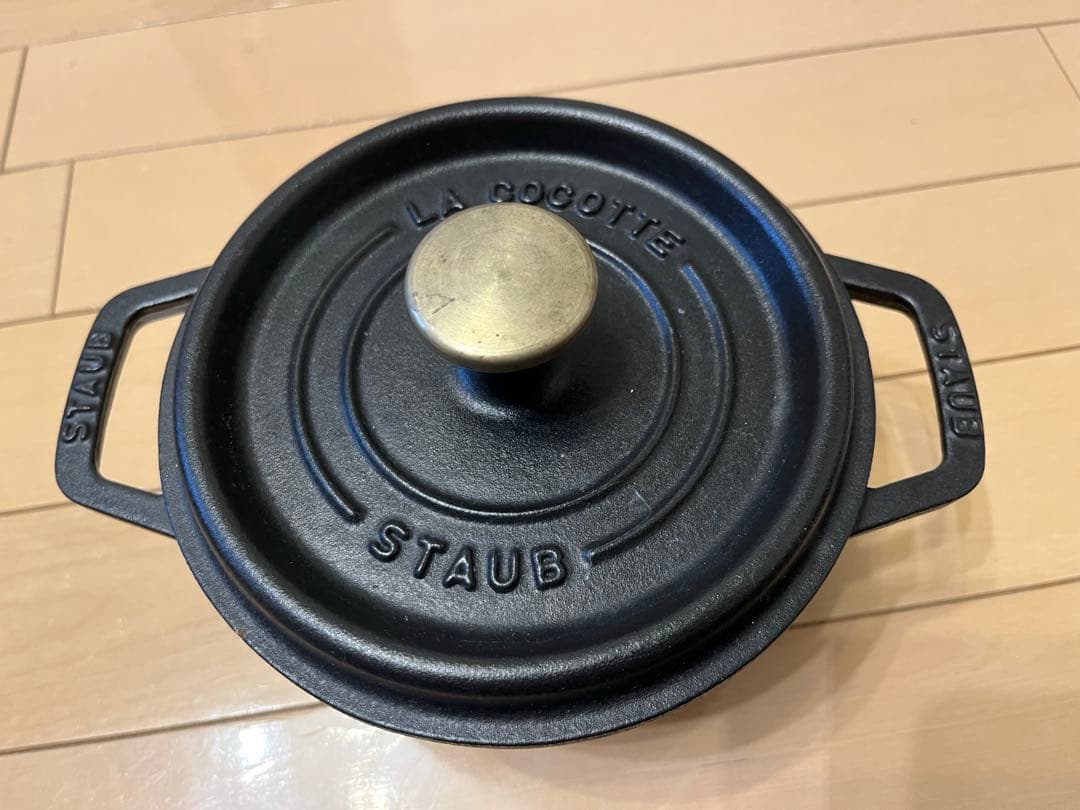 STAUB 黒　16cm 廃盤 16cm Staub is perfect for living alone | Daily life of a Japanese