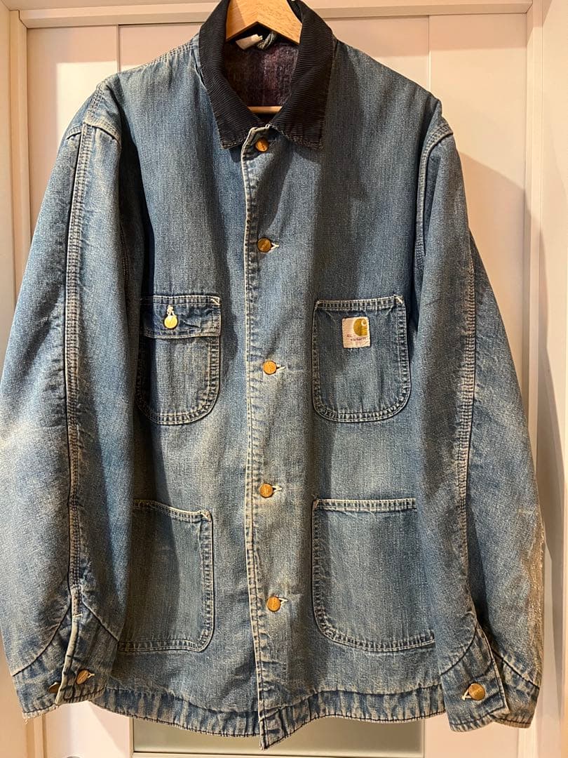 U*︎様 70s カーハート　チョアジャケット　カバーオール　ヴィンテージ プリ 70年代 USA製 Carhartt カーハート ダック地 ミシガンチョアコート