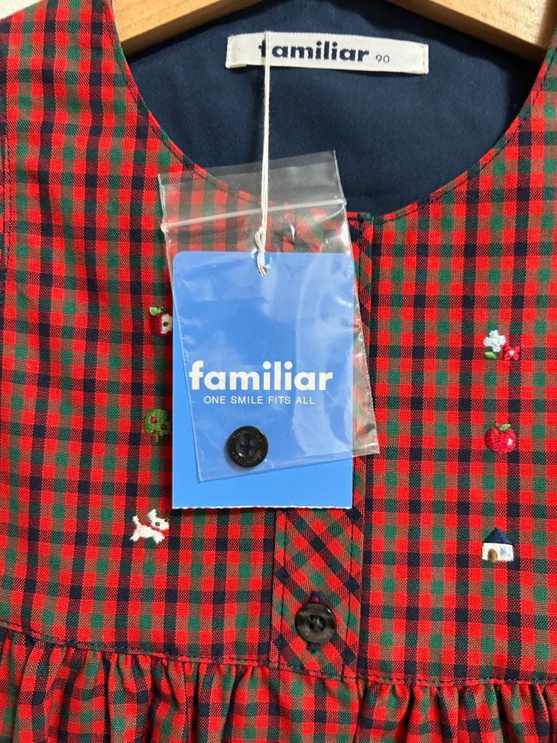 新品タグ付き】familiar ファミリア ワンピース 90 - メルカリ