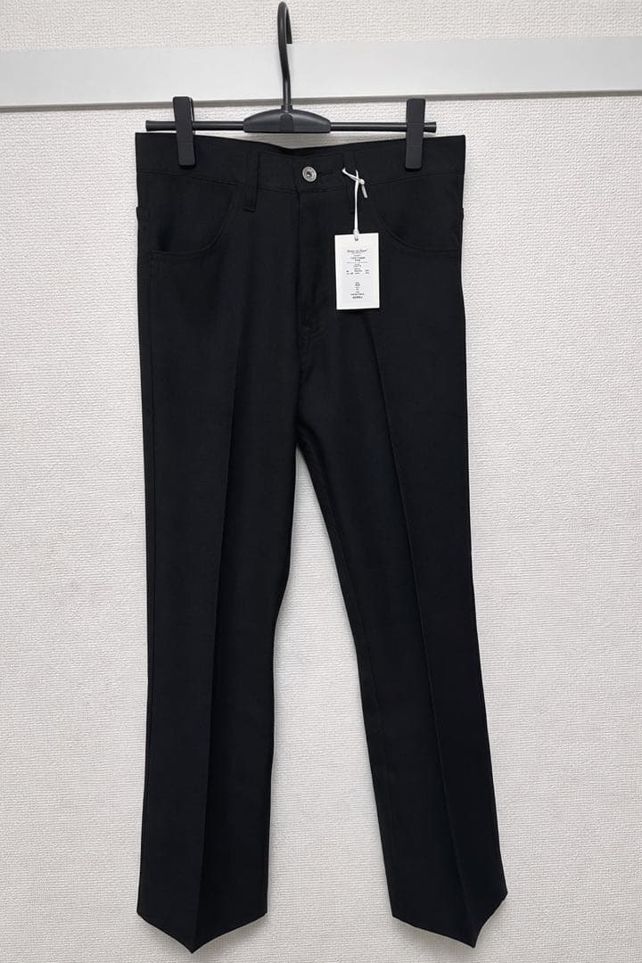 「DAIRIKU 23AW フレアパンツ ブラック 27 新品タグ付き」 DAIRIKU(ダイリク)Flare Pressed Pants (23SS P-6) | DAIRIKU / パンツ