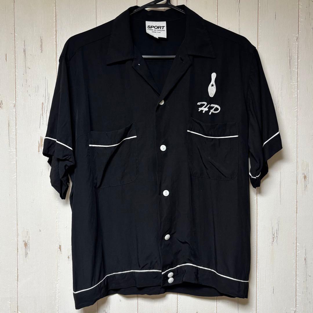 COMME des GARCONS HOMME PLUS ボーリングシャツ 2 Sleeve Broad Shirt in White – SVRN